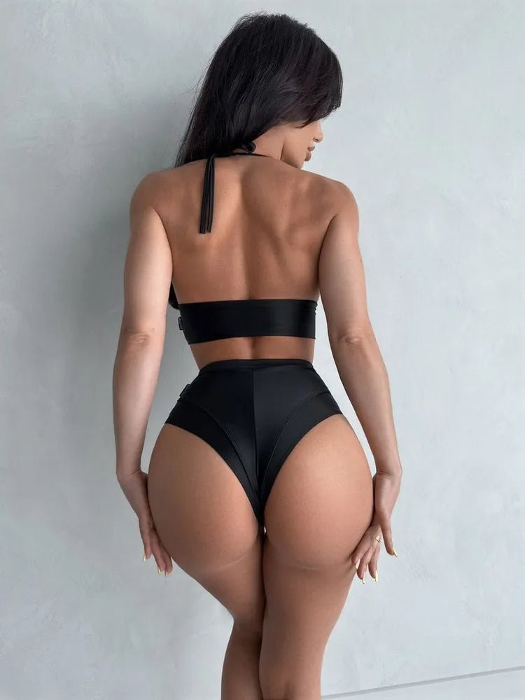 Bikini Monro Swimsuit Black - Bona Fide