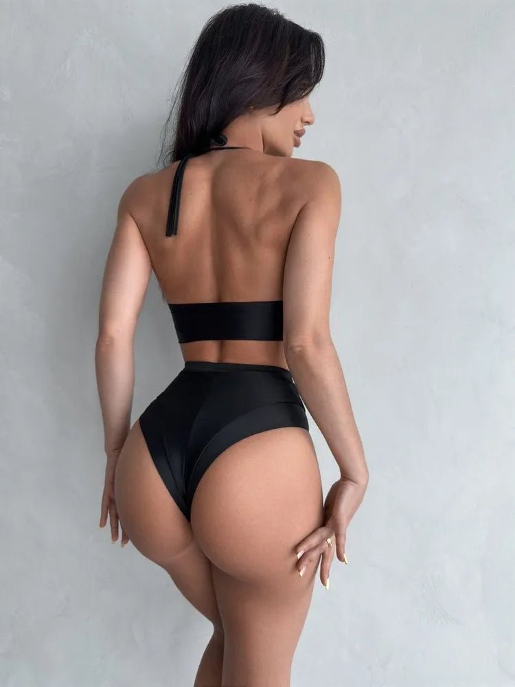 Bikini Monro Swimsuit Black - Bona Fide