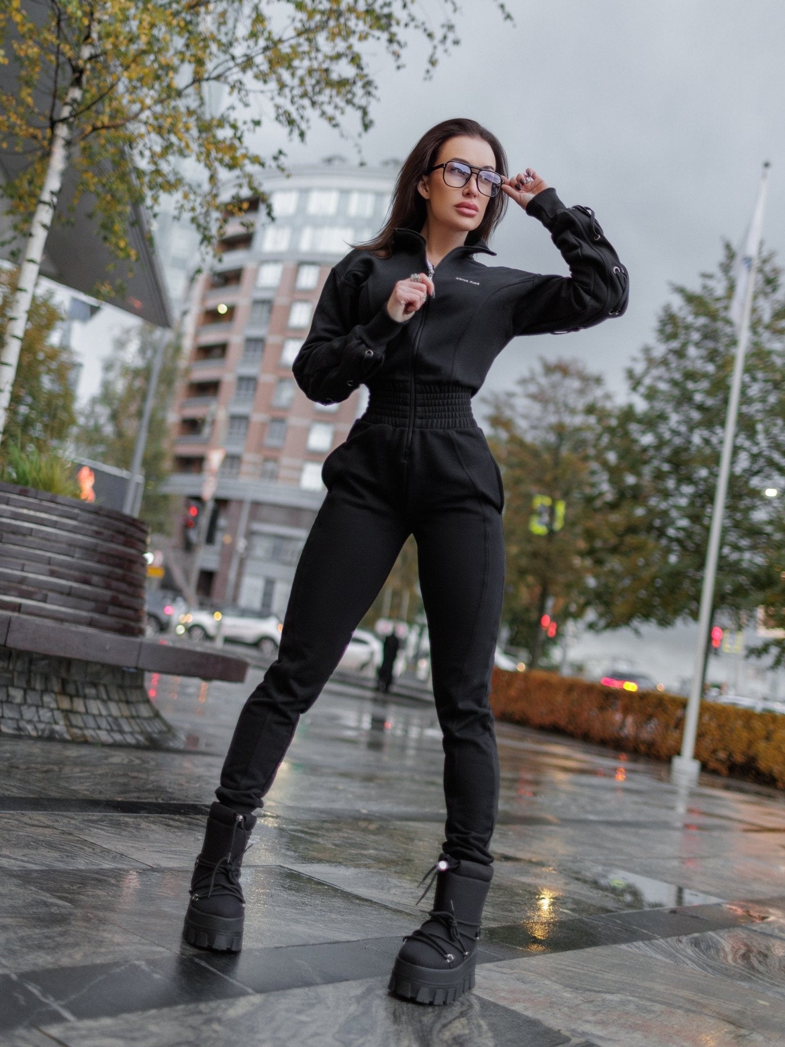 Jumpsuit Delila Black - Bona Fide