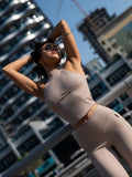 Leggings Ribbed Beige - Bona Fide