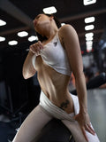 Sports Bra Marble Top White - Bona Fide