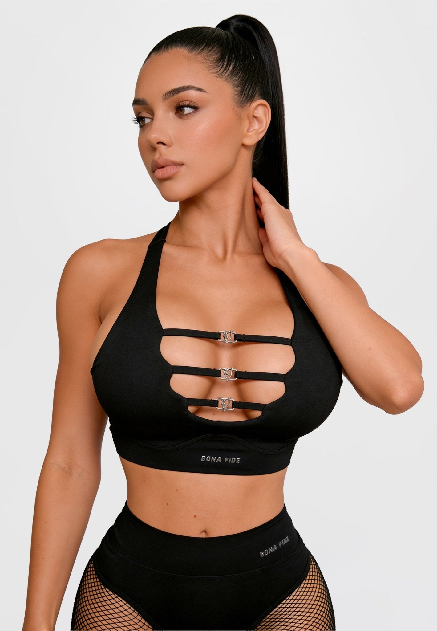 Sports Bra Sweet Sin Black - Bona Fide