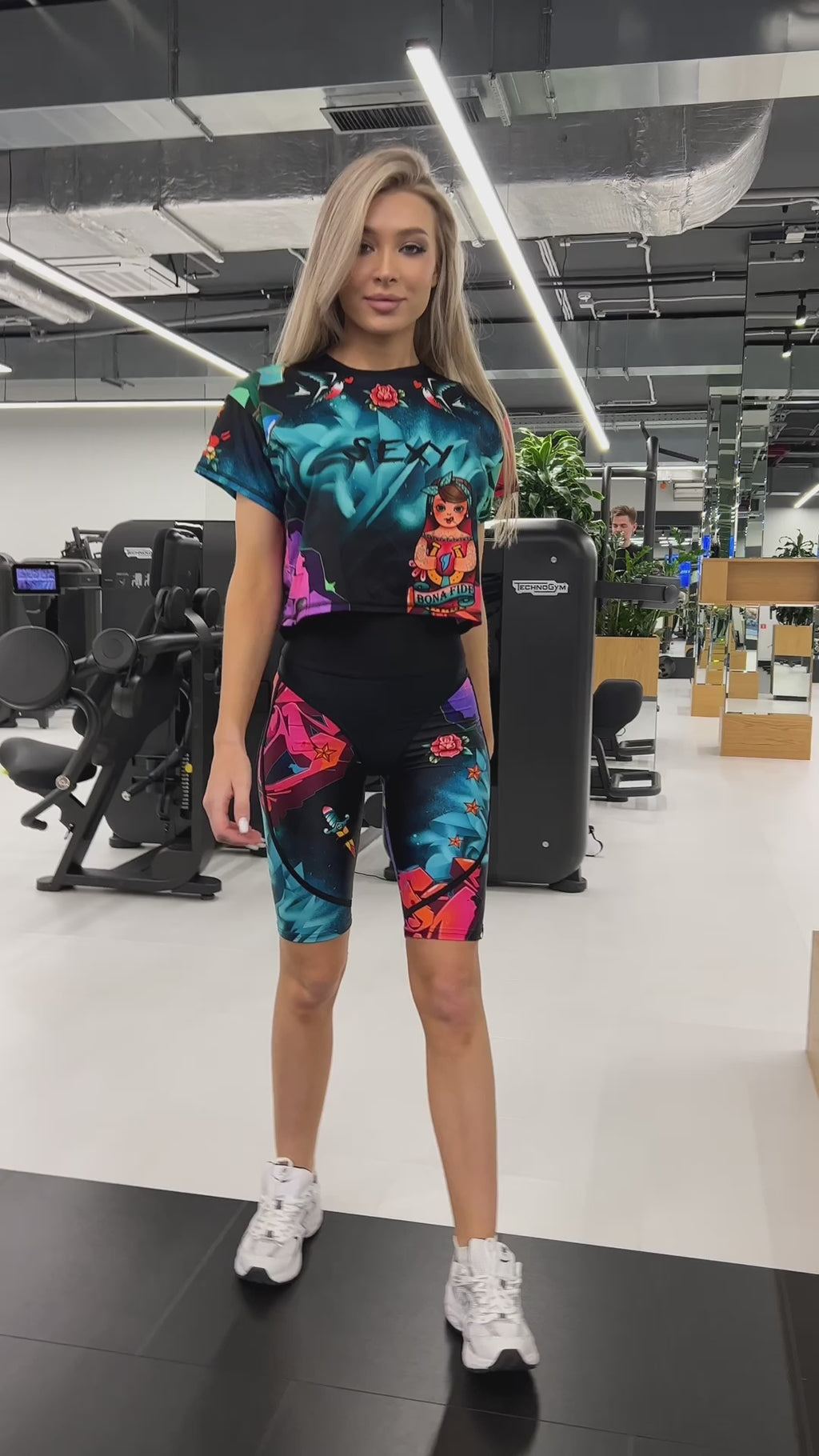 Shorts Bona Ciclismo Extra Sex Corsage Pin-up Girl