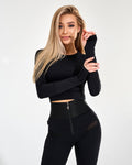 Workout Top Activity Rash Black - Bona Fide